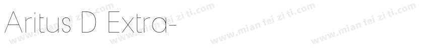 Aritus D Extra字体转换